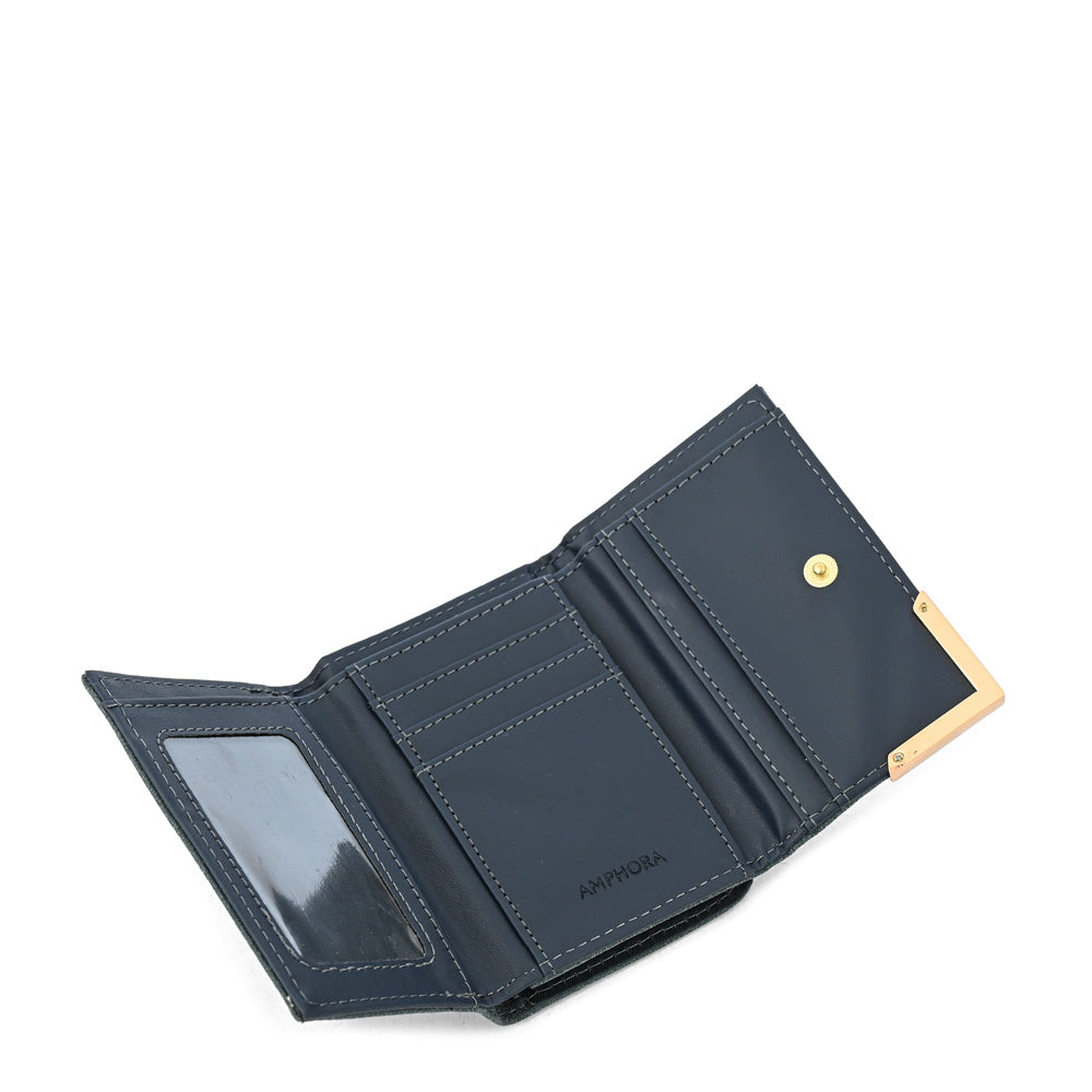 Billetera Pequeña Eleonor Azul