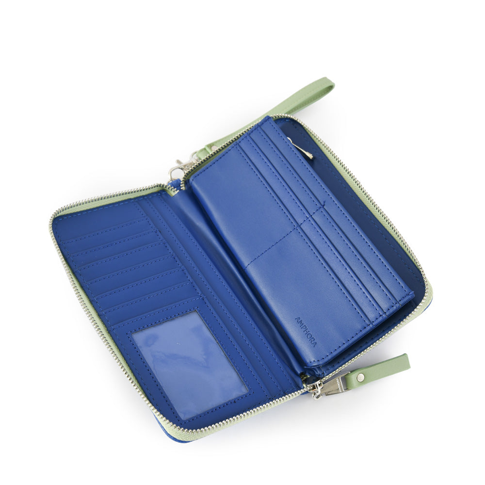 Billetera Estuche Grande Isaia Azul