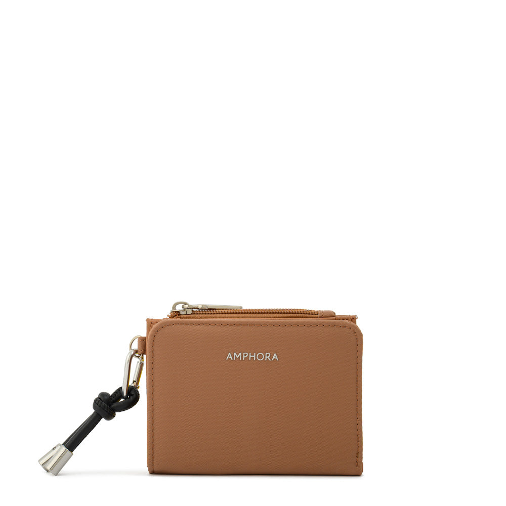 Billetera berta pequeña beige oscuro – Amphora Chile