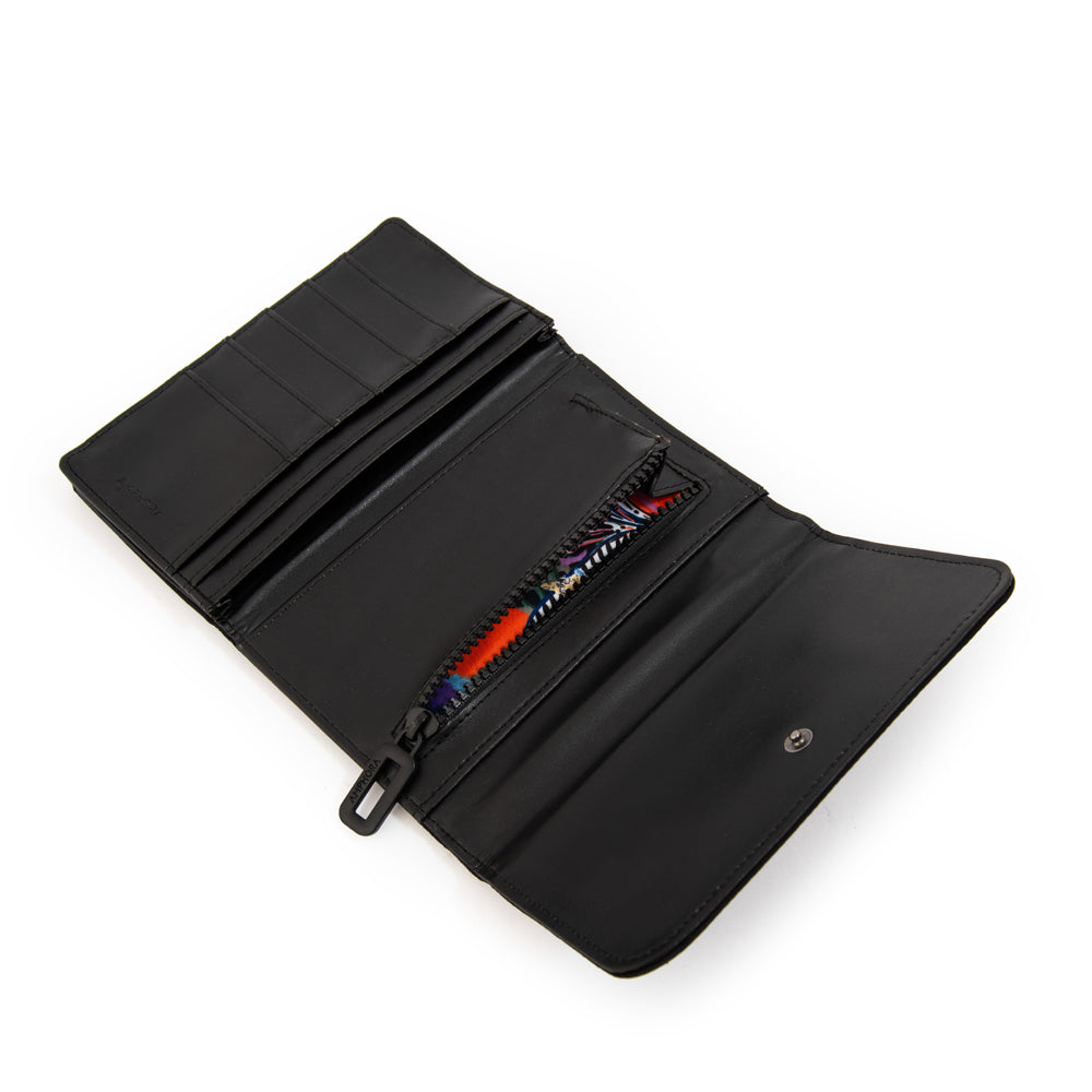 Billetera acordeon trinidad mediana negro