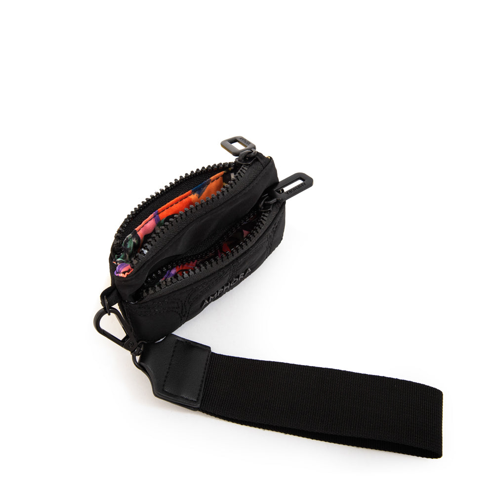 Monedero rectangular trinidad pequeña negro