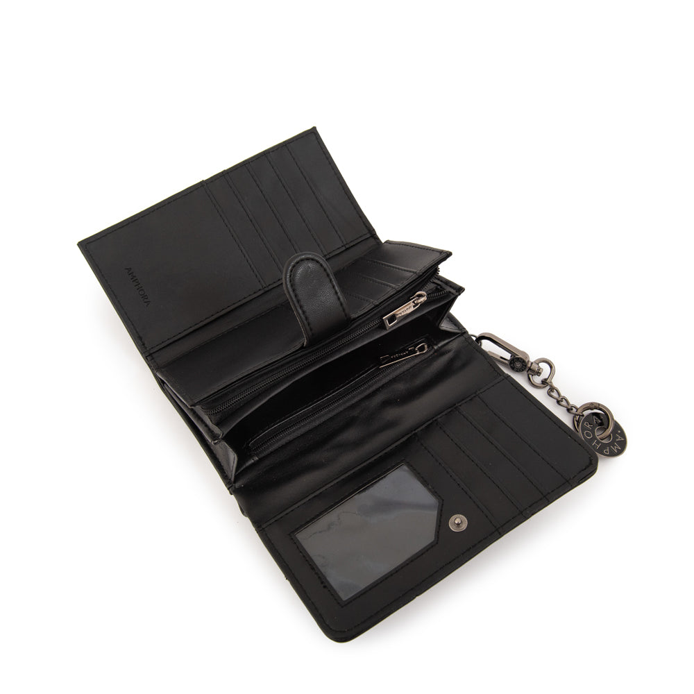 Billetera pequeña vania negro