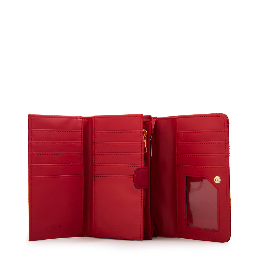 Billetera japon mediana rojo