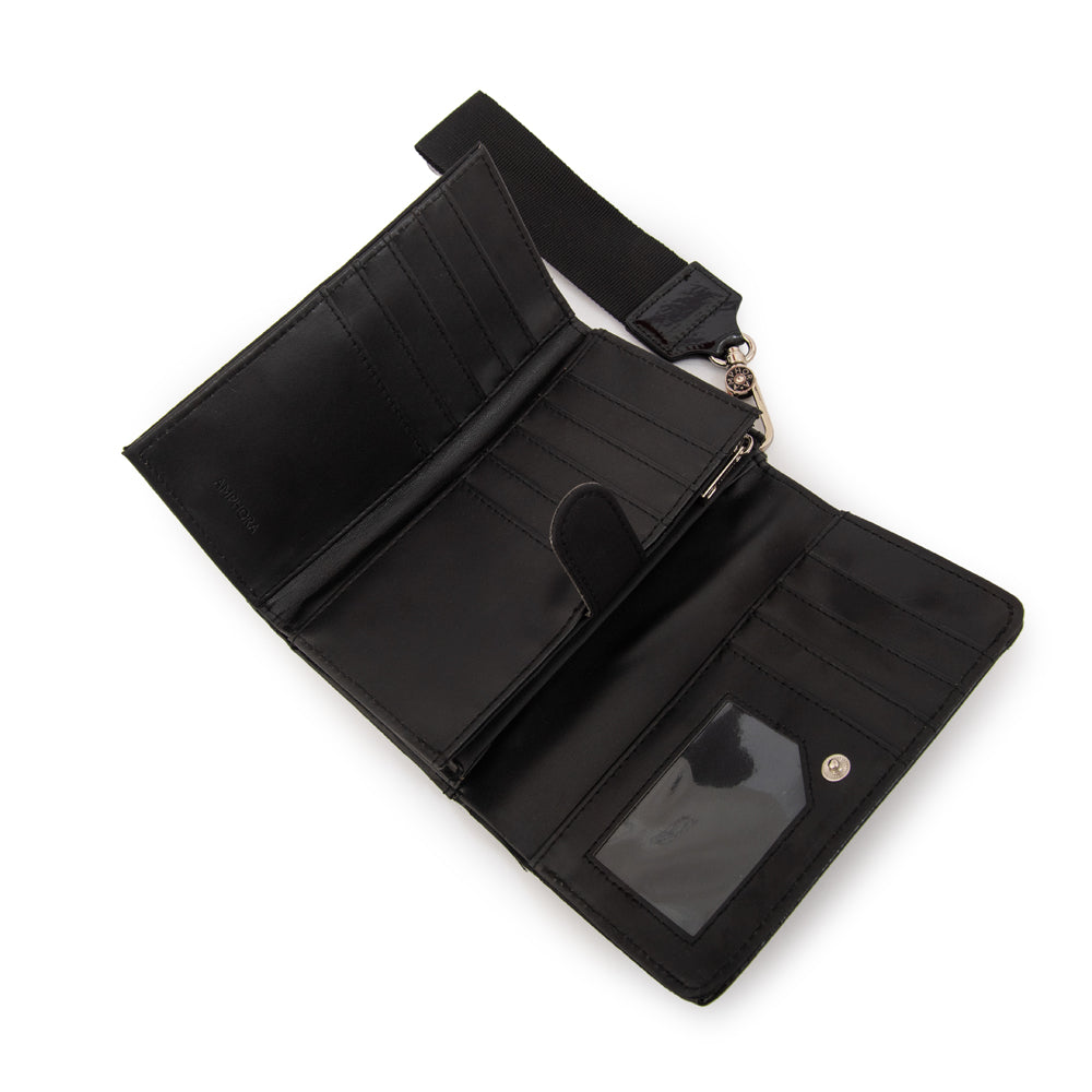 Billetera mediana carina negro