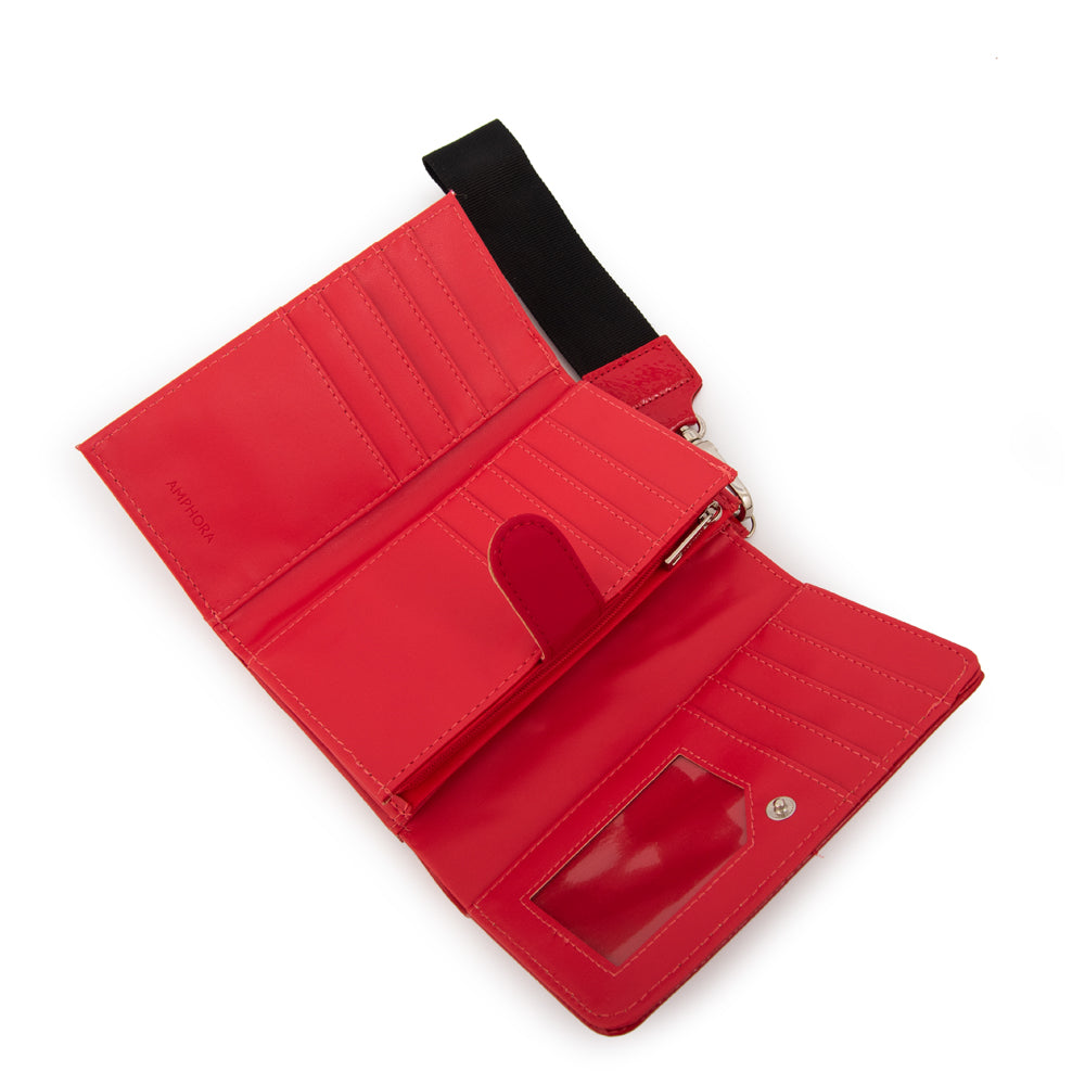 Billetera carina mediana rojo