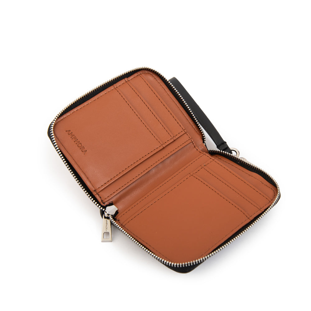 Billetera estuche naira pequeña café