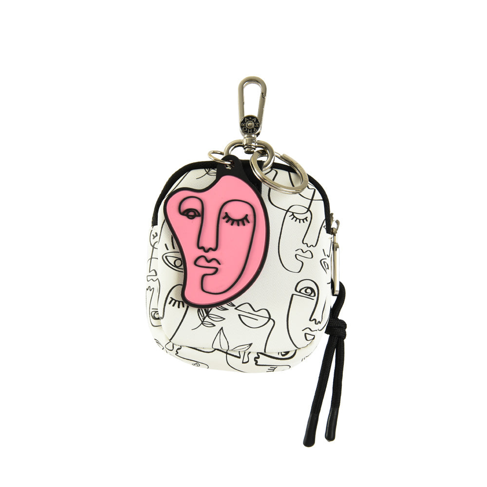 Hanging monedero picasso blanco