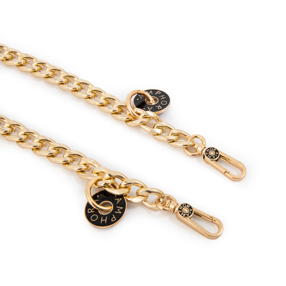 Longstrap mika dorado claro