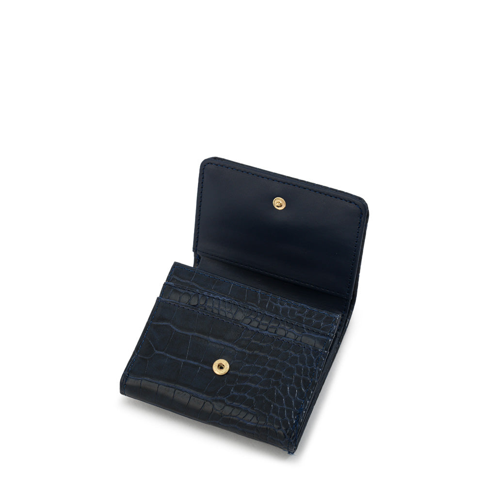 Billetera spencer pequeña azul oscuro