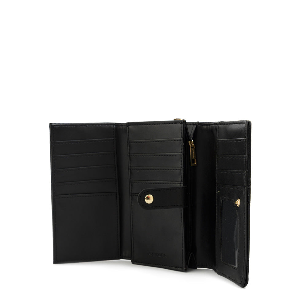 Billetera geo mediana negro