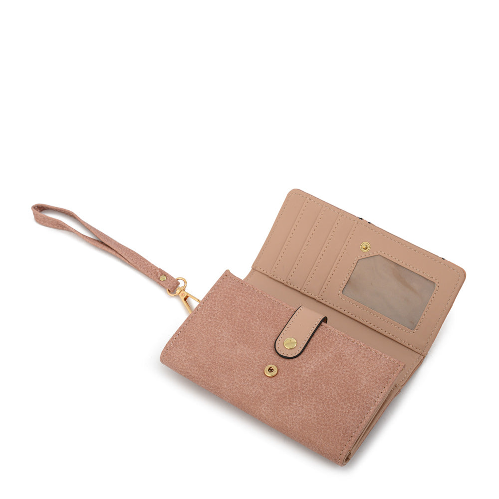 Billetera geo mediana rosa viejo