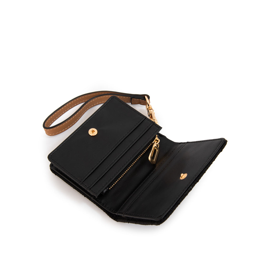 Tarjetero con bolsillo interior gambia pequeña negro