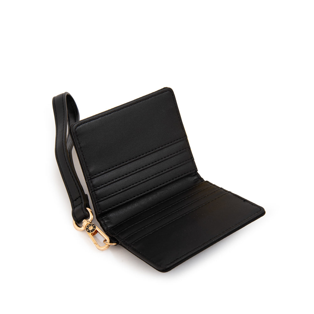 Tarjetero pequeña canada negro