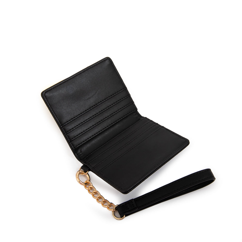 Tarjetero pequeña suiza negro