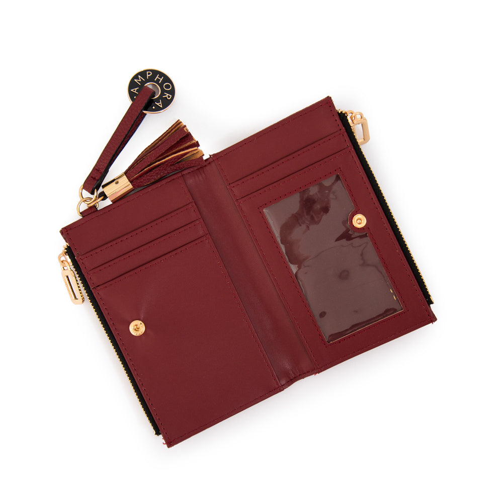 Billetera pequeña etiopia rojo