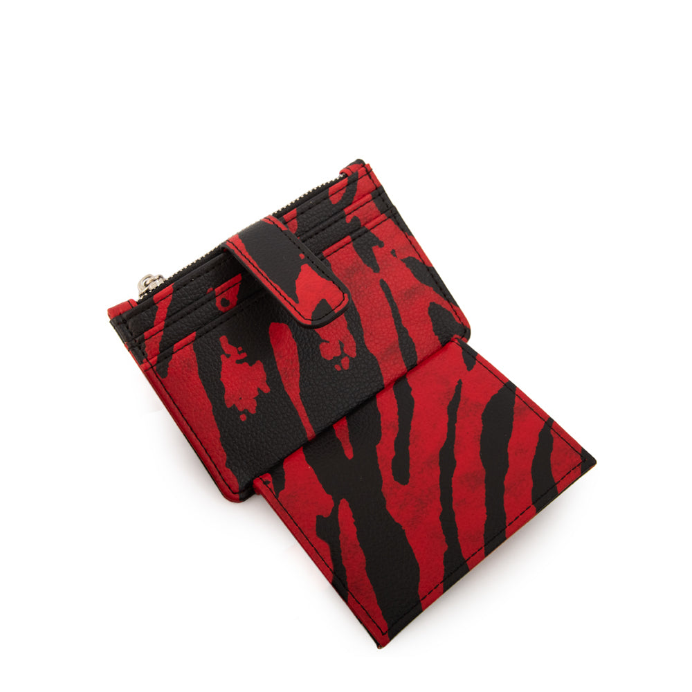 Tarjetero monedero katrio pequeña rojo