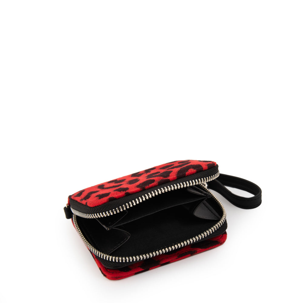 Billetera silvestra pequeña rojo