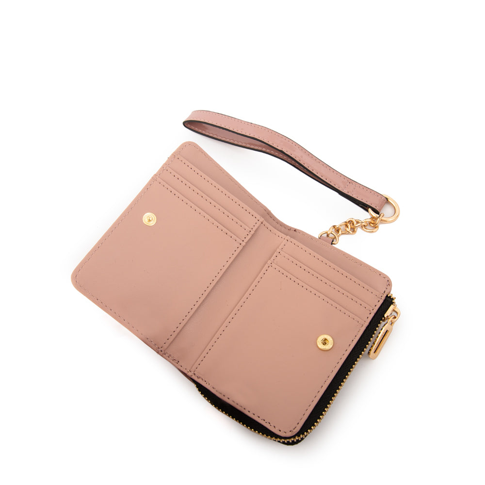 Billetera cristal pequeña rosa viejo