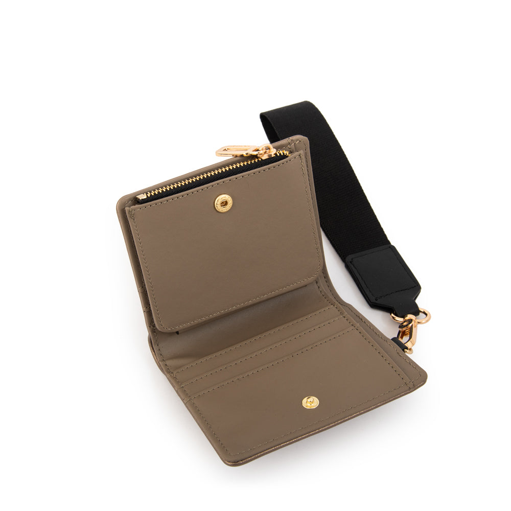 Billetera lullaby pequeña plateado oscuro