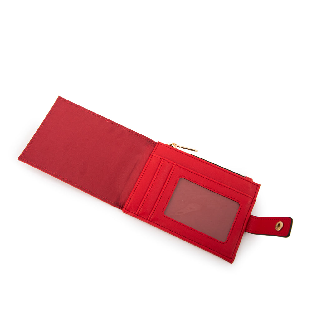 Billetera carmina pequeña rojo