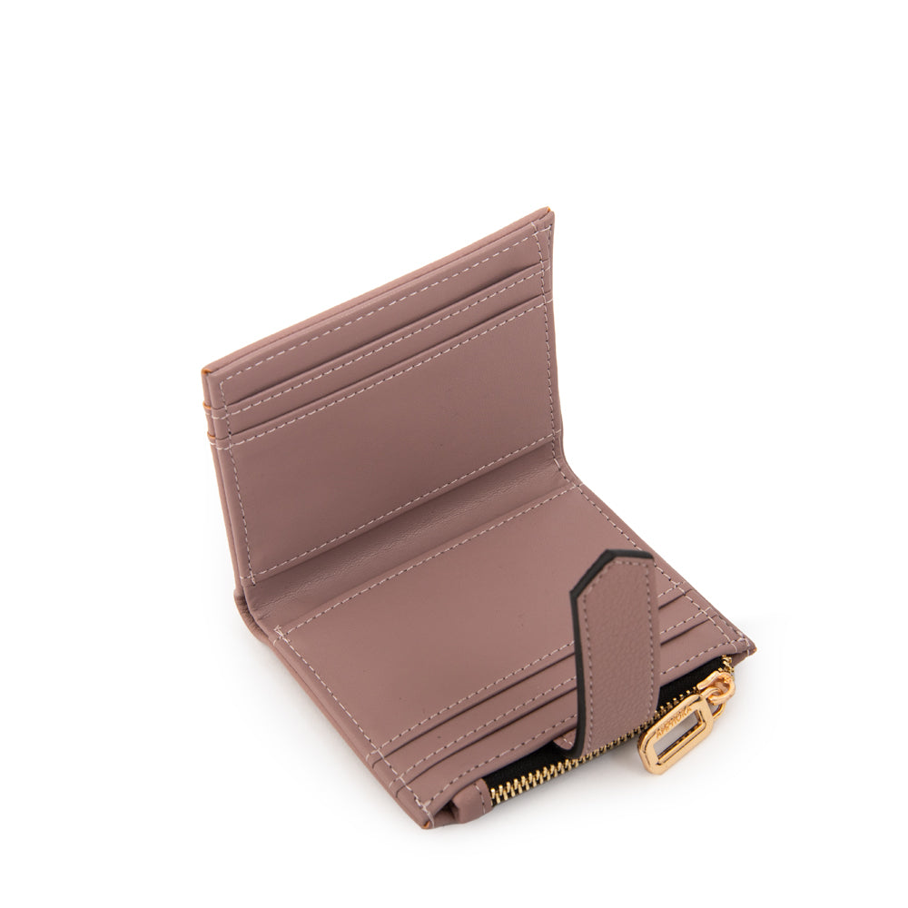 Billetera liliana pequeña rosa viejo