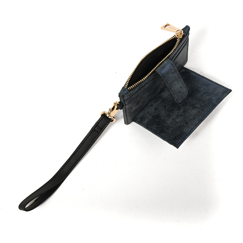 Tarjetero monedero ezio azul