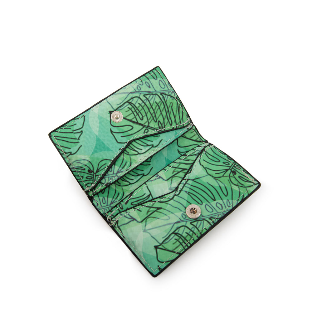 Tarjetero voyard pequeña verde agua