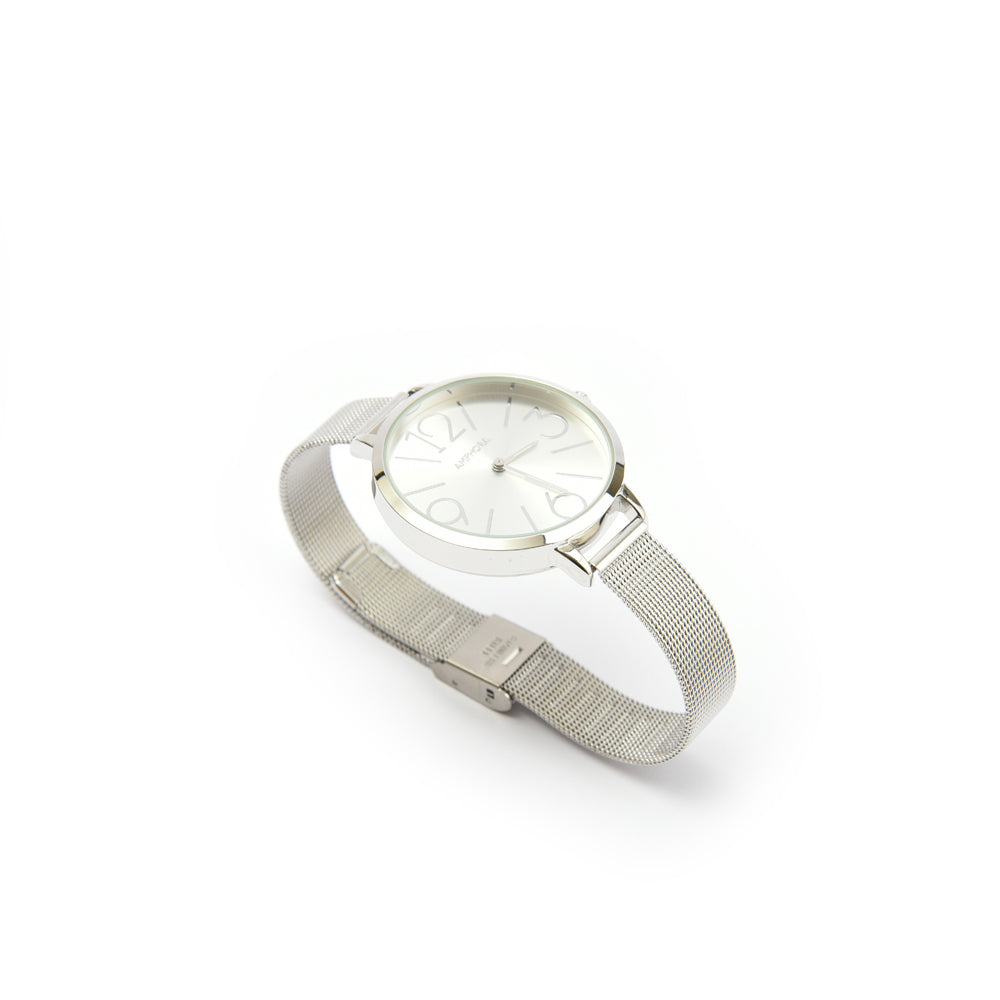 amphora lena reloj plateado