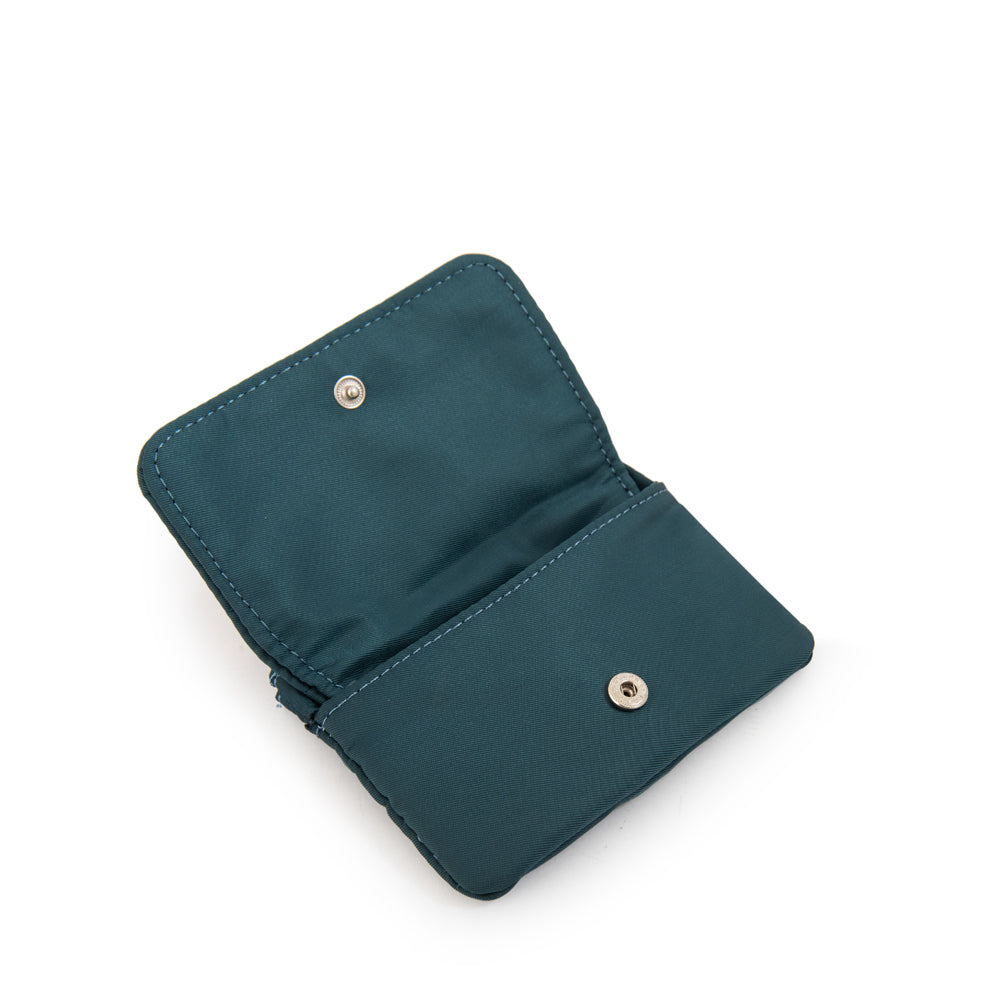 Monedero pequeña lizel petroleo oscuro