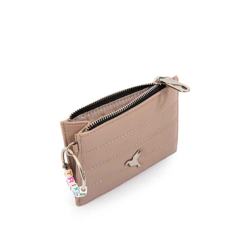 Tarjetero monedero galadri pequeña beige
