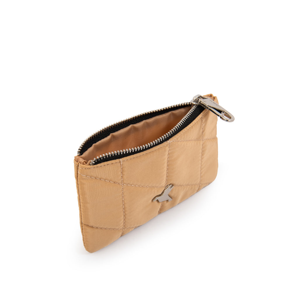 Monedero rectangular catalina pequeña beige