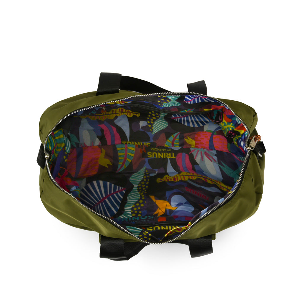 Cartera tote Grande Sue Verde Oscuro