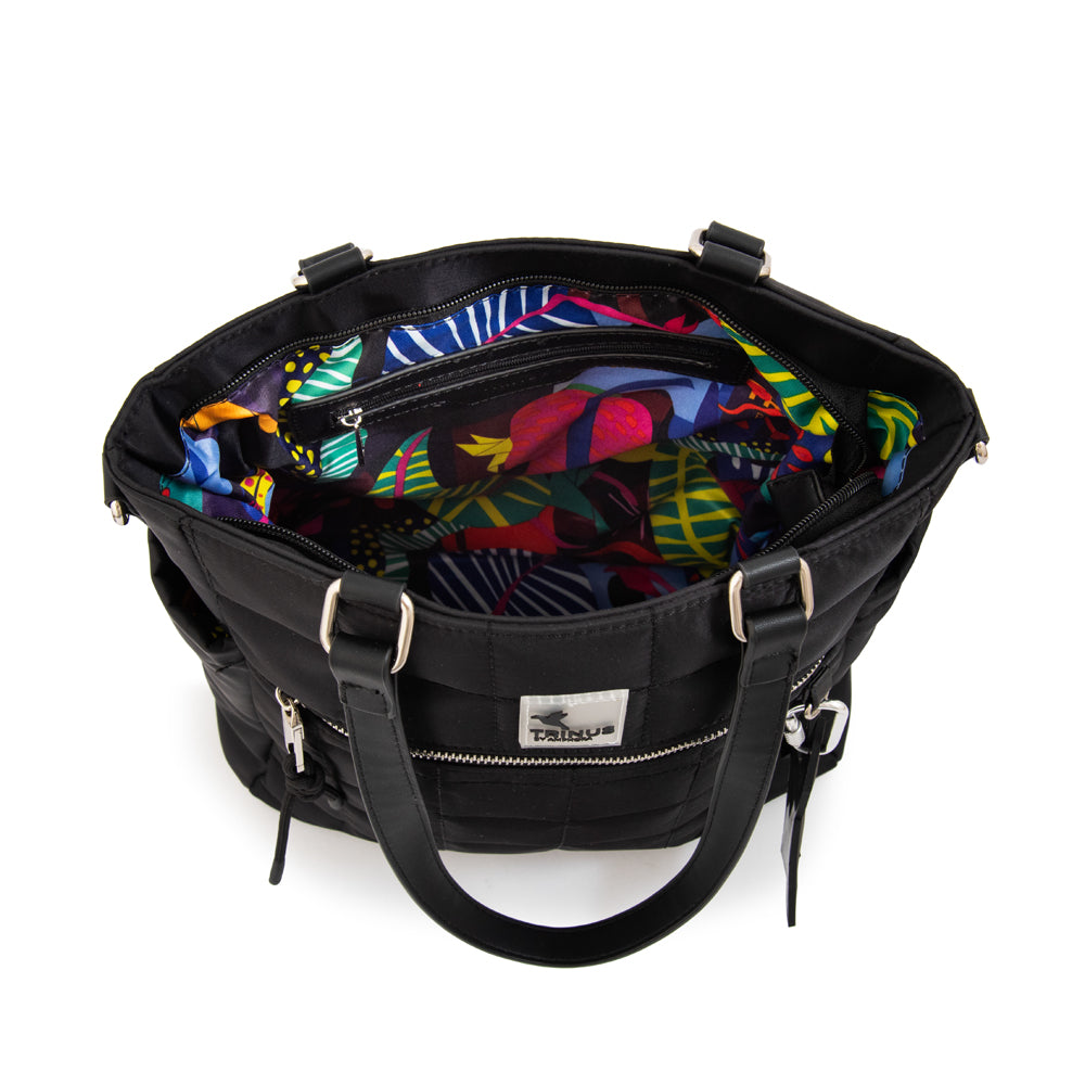 Cartera tote grande belina negro