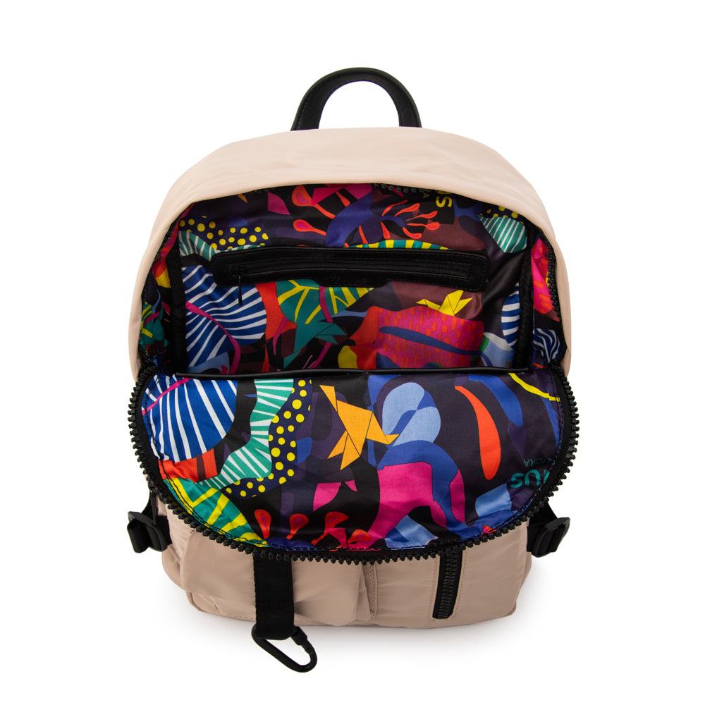 Mochila regina mediana beige