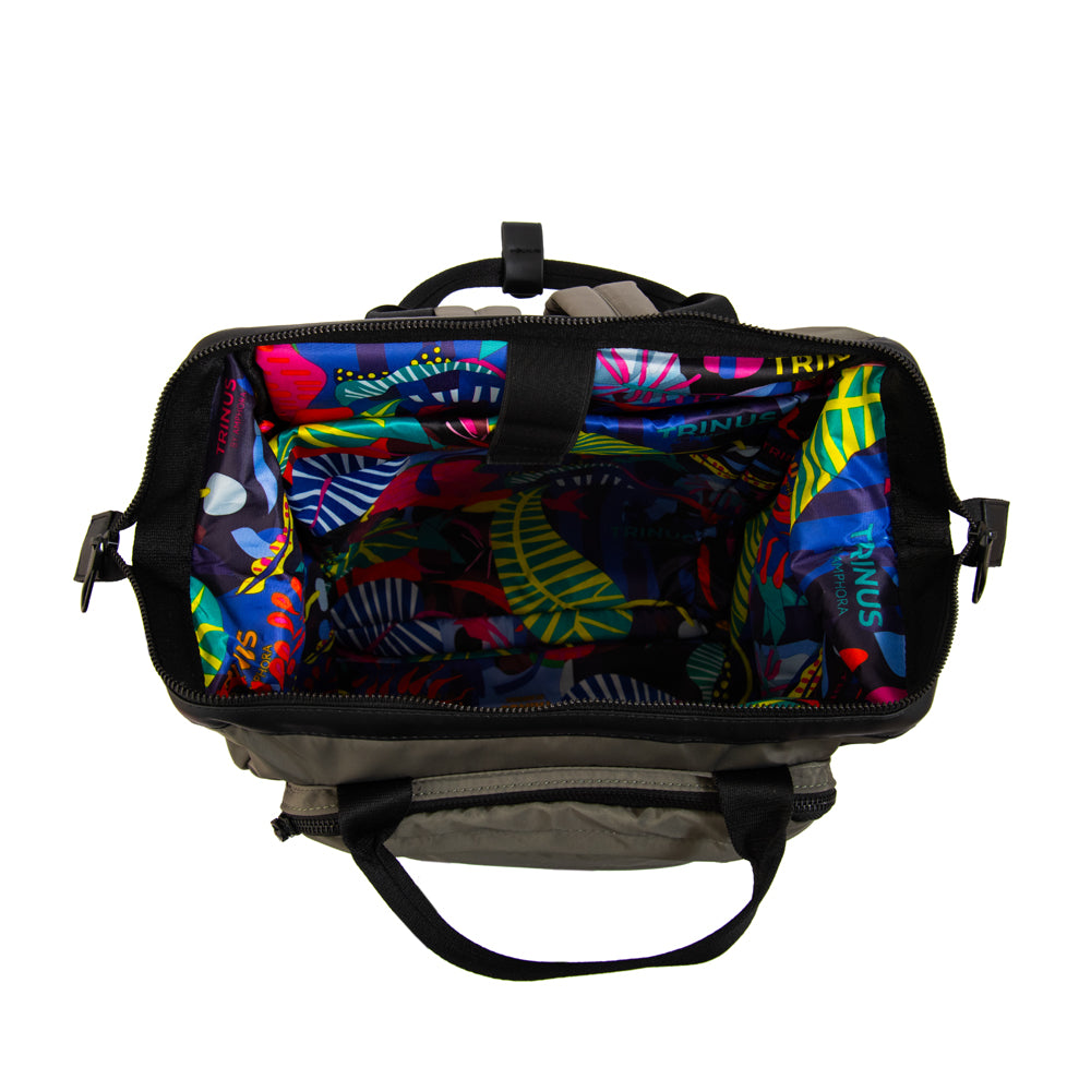 Mochila con colgante pilar grande verde oliva