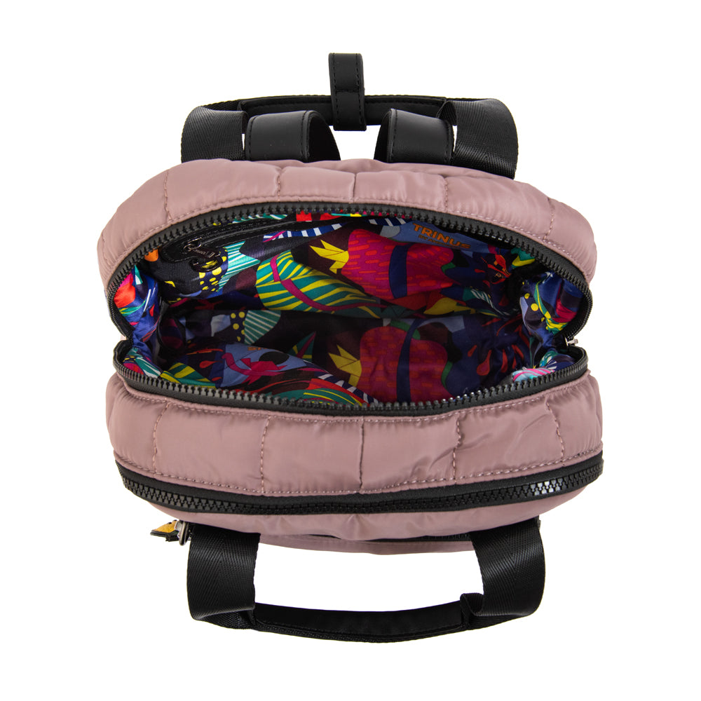 Mochila tiana mediana rosa viejo