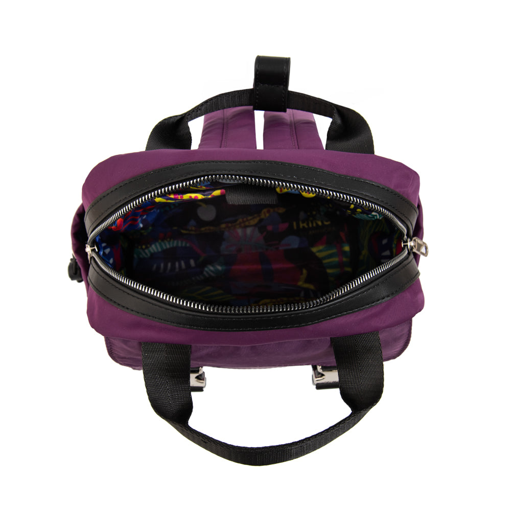 Mochila Porta Notebook college grande morado