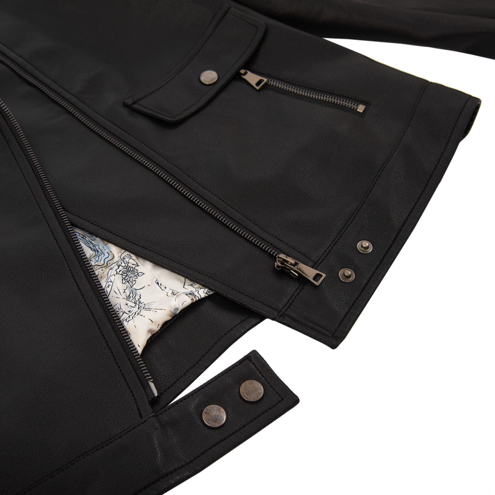 Chaqueta biker fiona negro