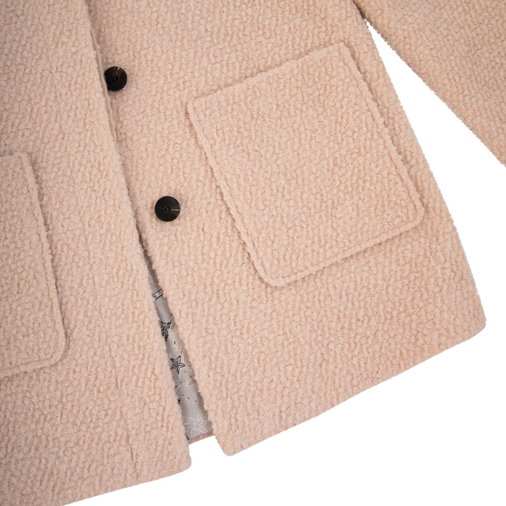 Abrigo lara blanco crudo