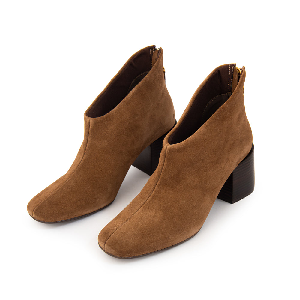 Bootie marisa cuero taupe
