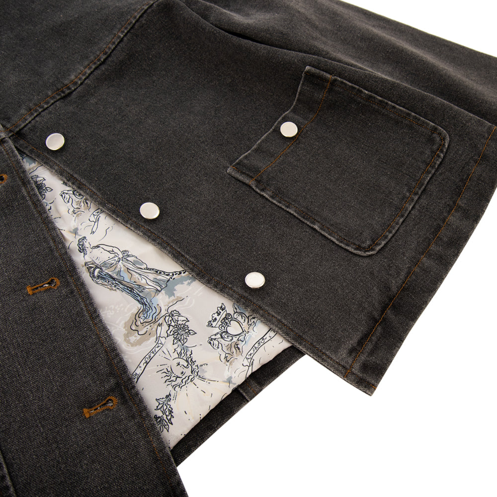 Chaqueta megan gris oscuro