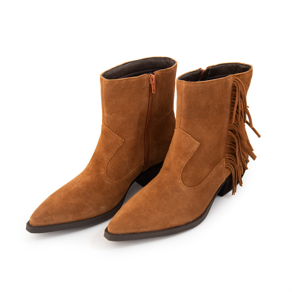 Botin olsen cuero camel