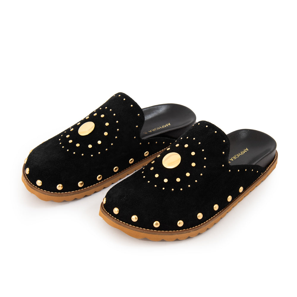 Sueco onyx cuero negro