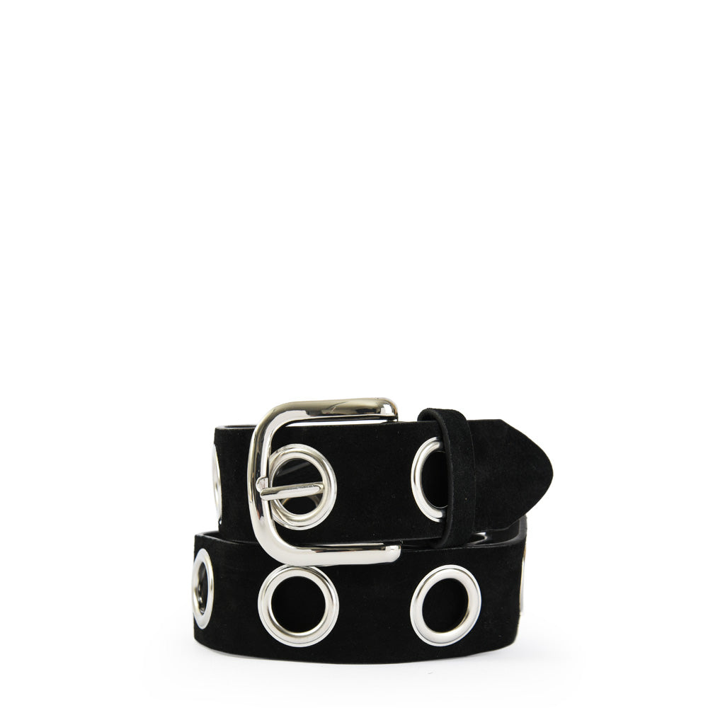 Cinturon pierre cuero negro