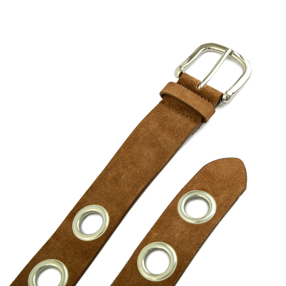 Cinturon pierre cuero café