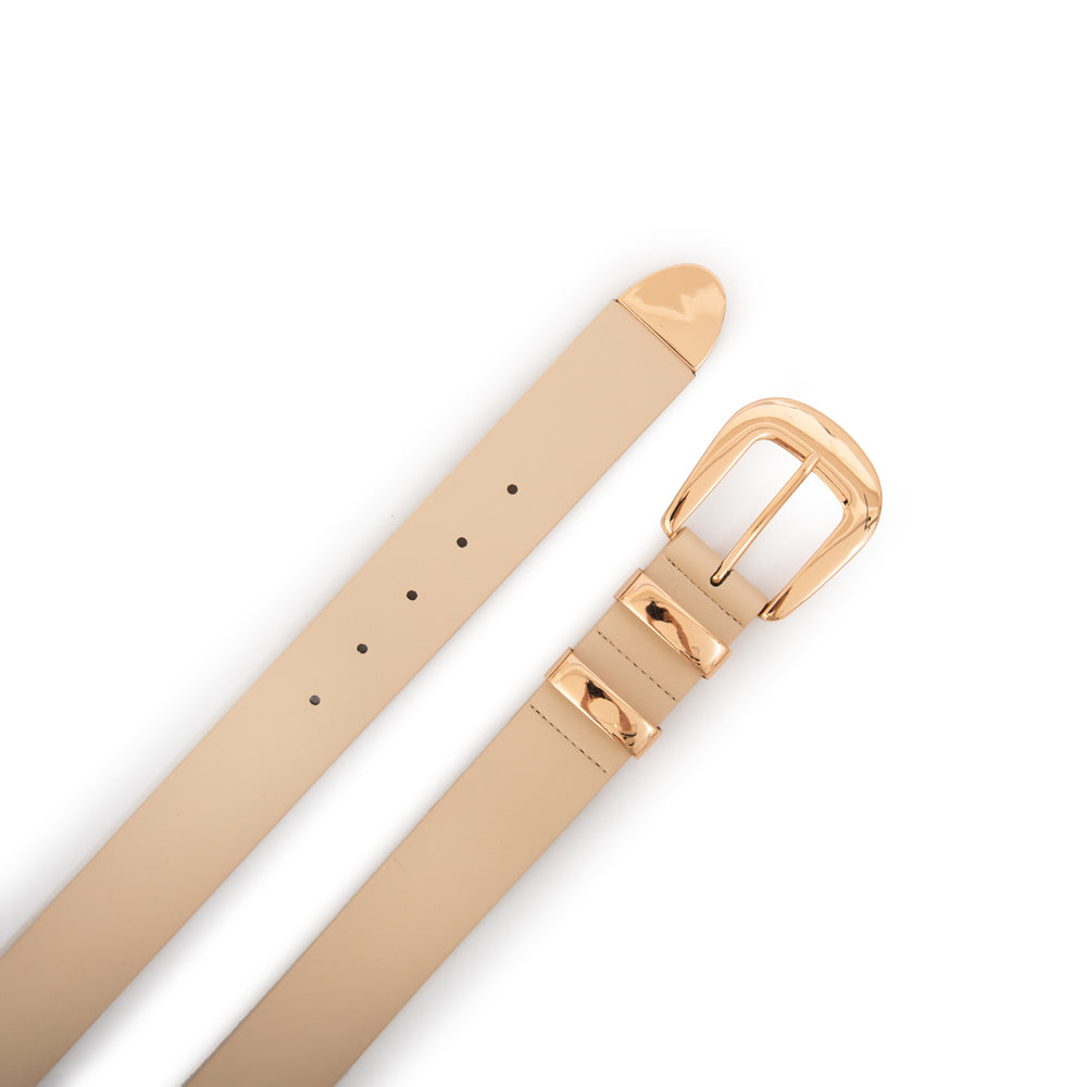 Cinturon ross beige