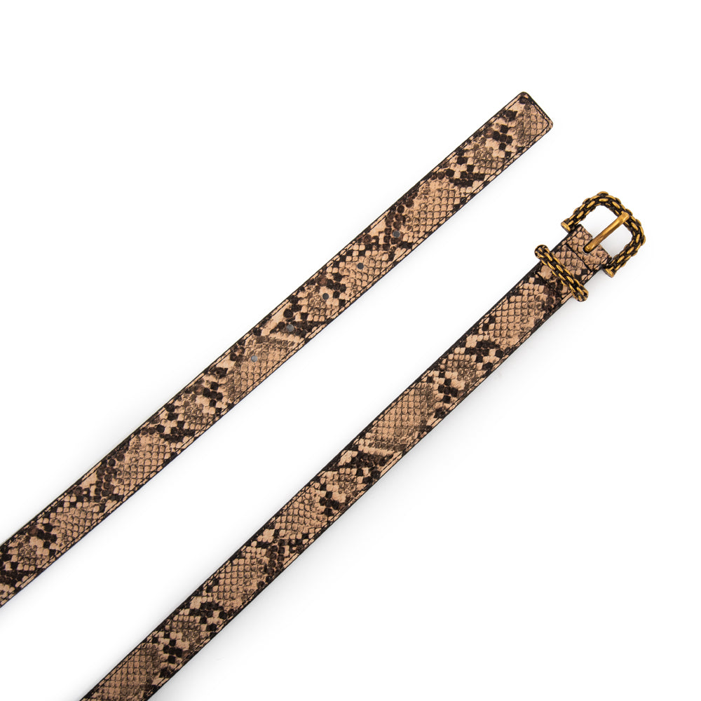 Cinturon roxana beige oscuro