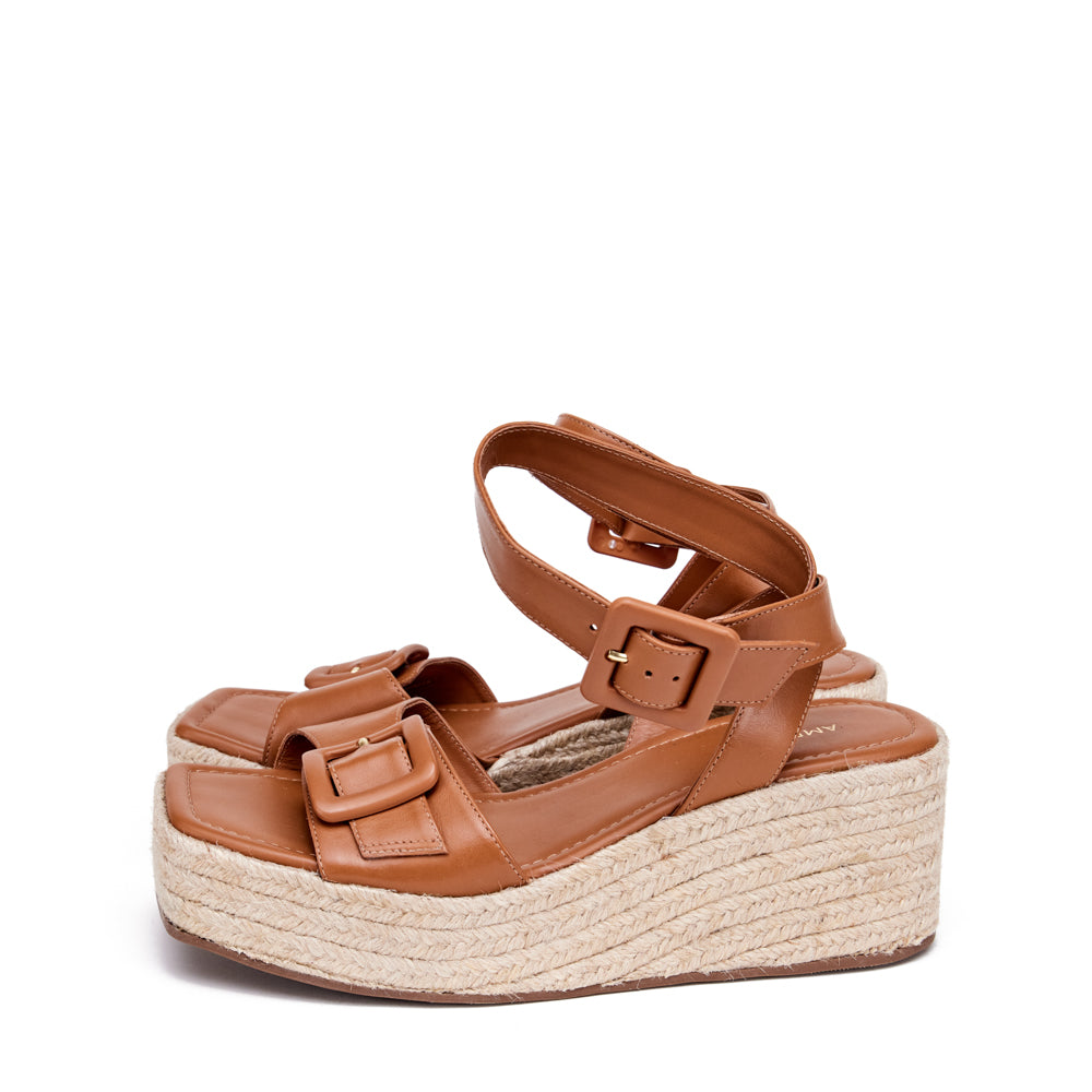 Sandalia ruth cuero café