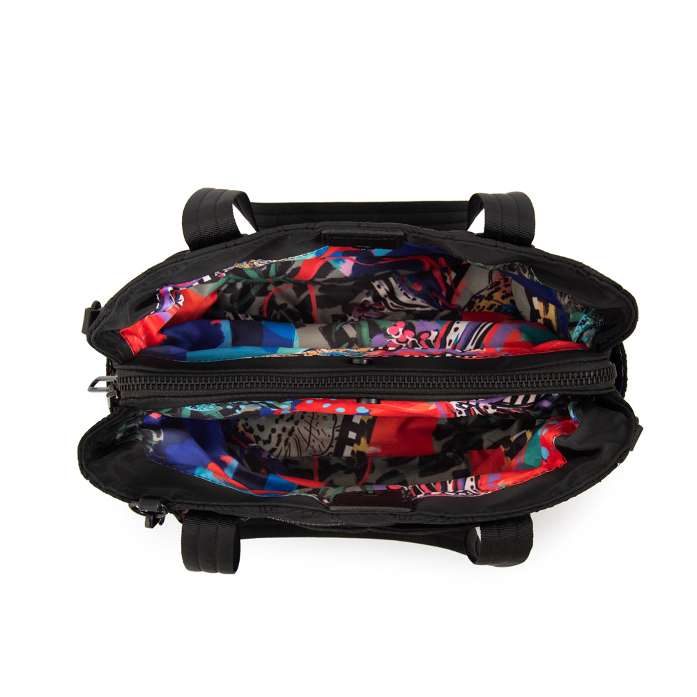 Cartera tote grande trinidad negro