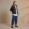 Chaqueta reversible manuela negro